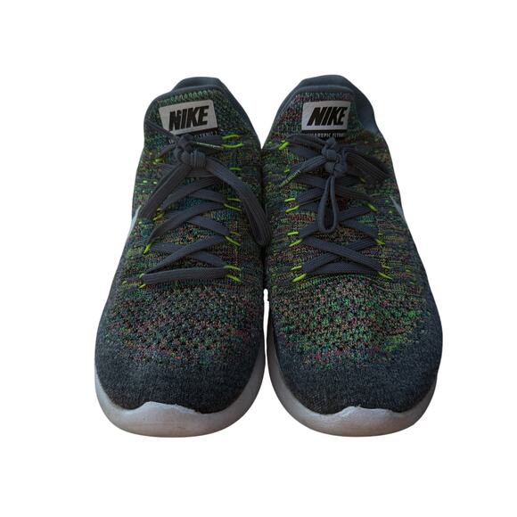 Nike Womens Lunrepic Low Flyknit 2 Gray Running Shoes Size 8 - Picture 1 of 8
